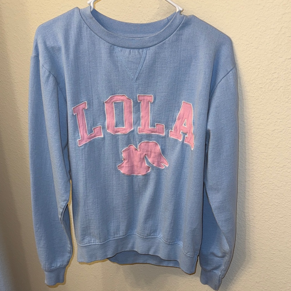 Lola Blue and Pink Women's Sweatshirt